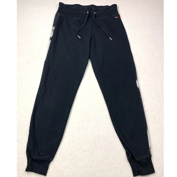 Tommy Hilfiger Pants - Tommy Hilfiger Sport Joggers Womens Small Navy Blue Fleece Tie Dye Sweatpants